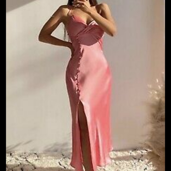 NWOT  Zara Buttoned Slip Dress - Picture 6 of 9